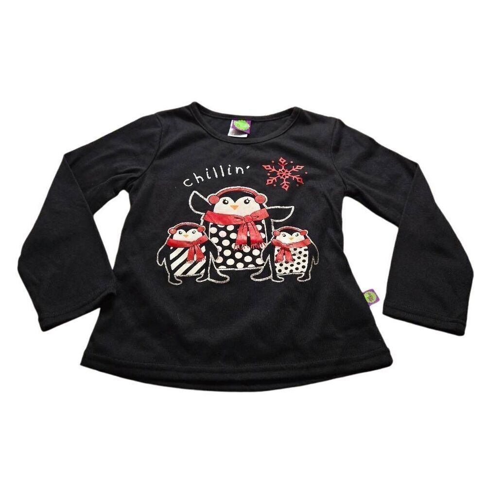 Dollies & Me longsleeve penguin shirt 4T